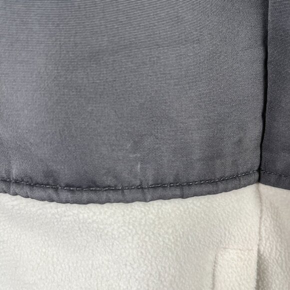 Free Country Women’s Medium Ivory Gray Hooded Fleece Softshell Jacket Outdoor - Picture 11 of 12